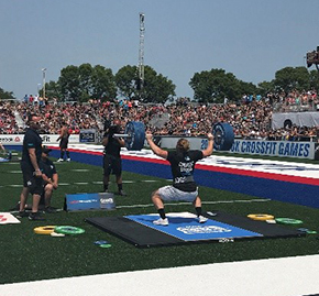 Crossfit Athlete with Weights